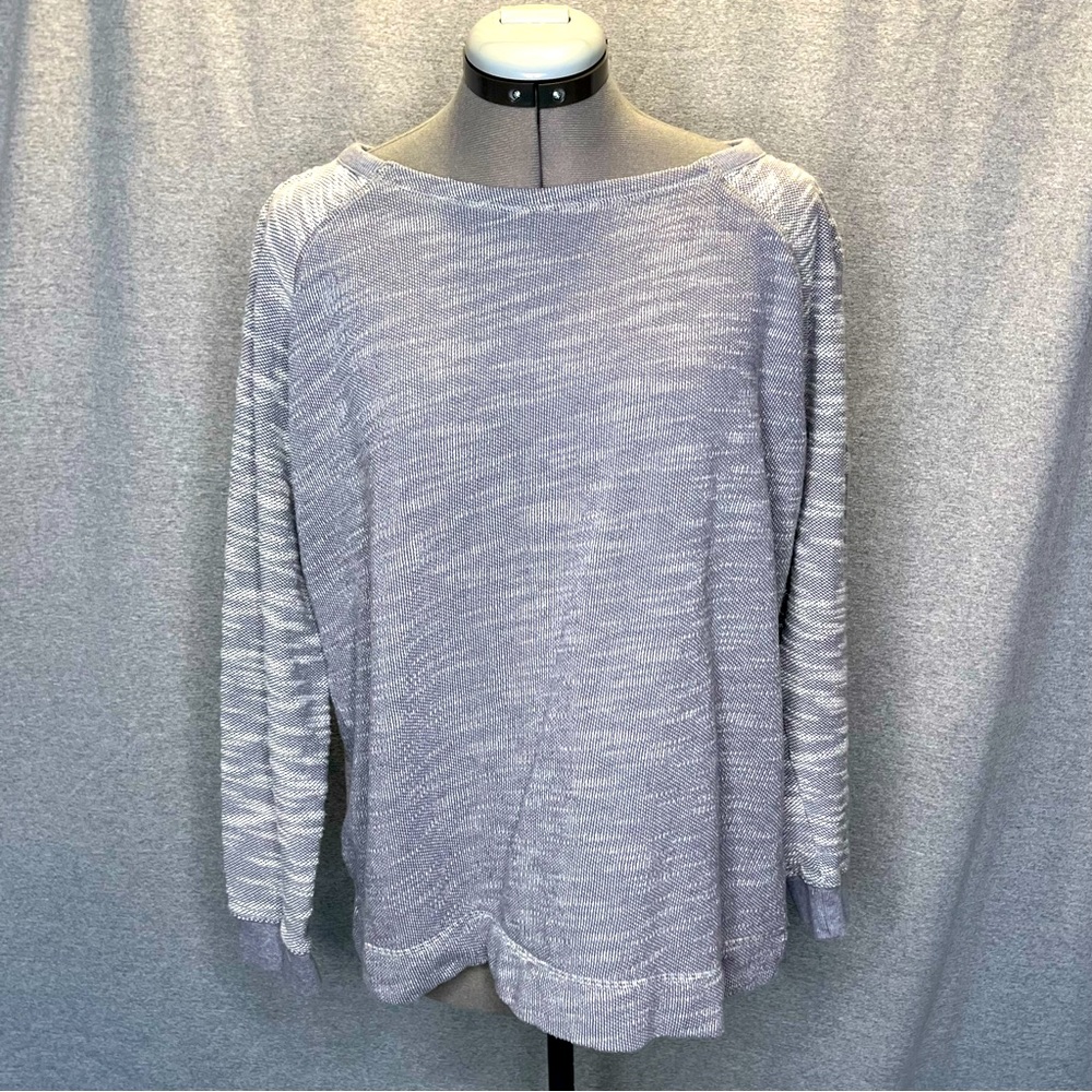Champion gray white space dyed sweatshirt